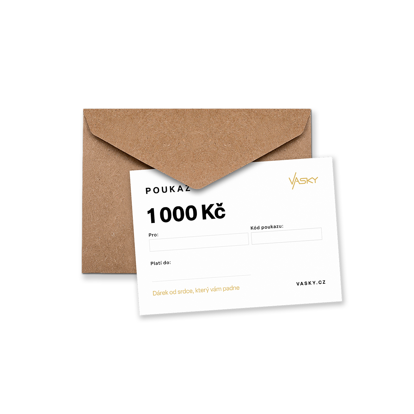Vasky dárkový poukaz 1 000 Kč