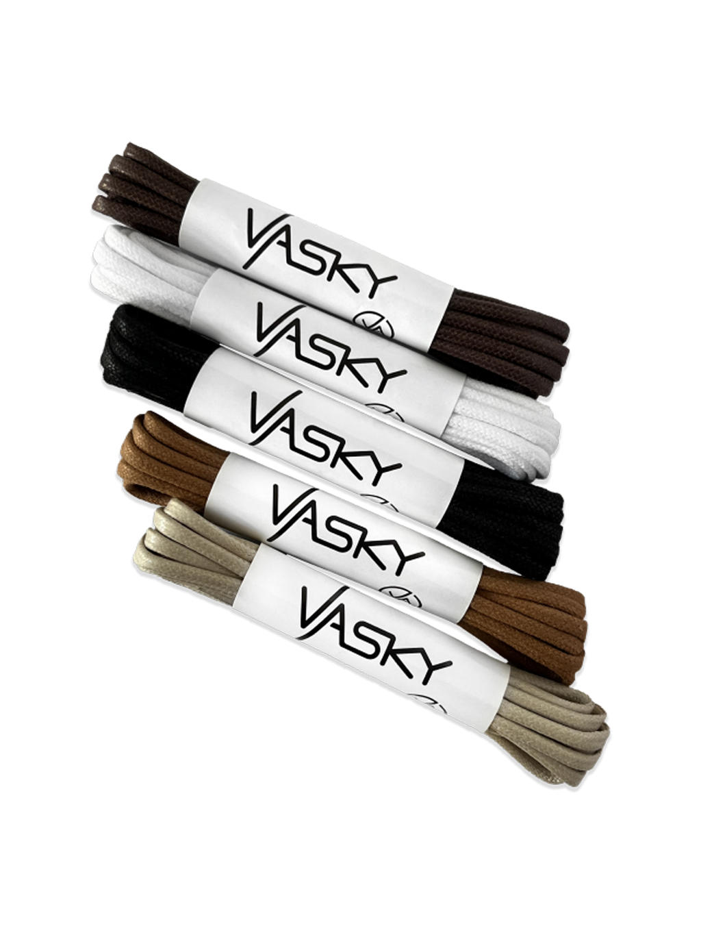 5 x Kulaté Voskované Tkaničky Neutrální