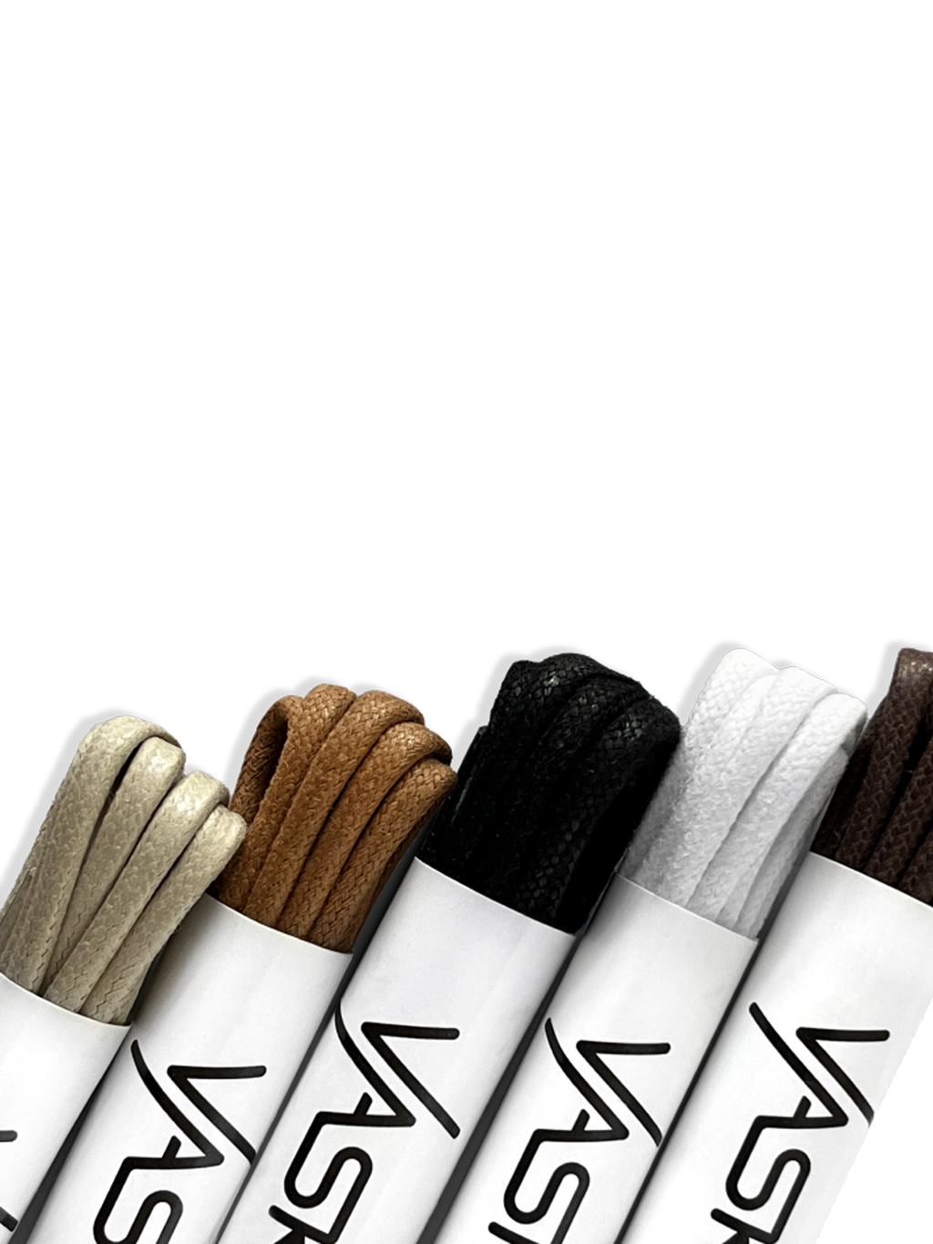 5 x Kulaté Voskované Tkaničky Neutrální