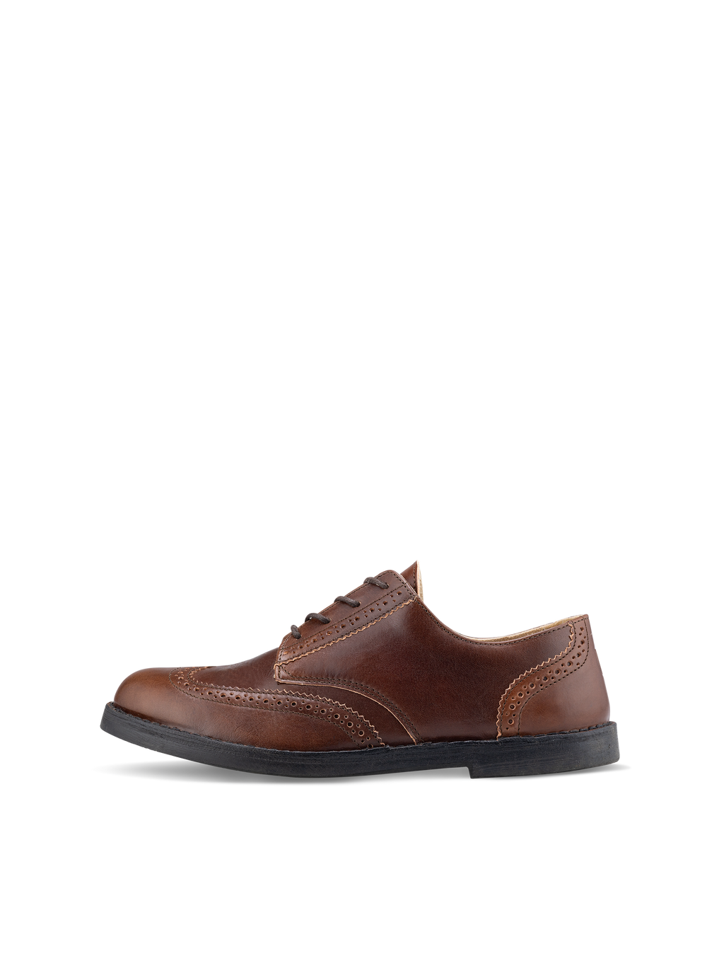 Brogue Low Dark Brown Black