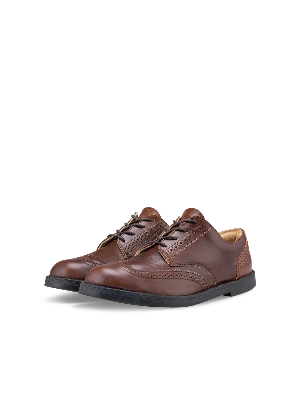 Brogue Low Dark Brown Black