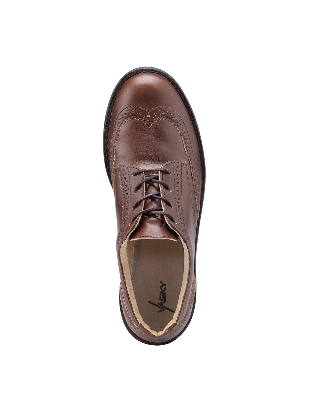 Brogue Low Dark Brown Black