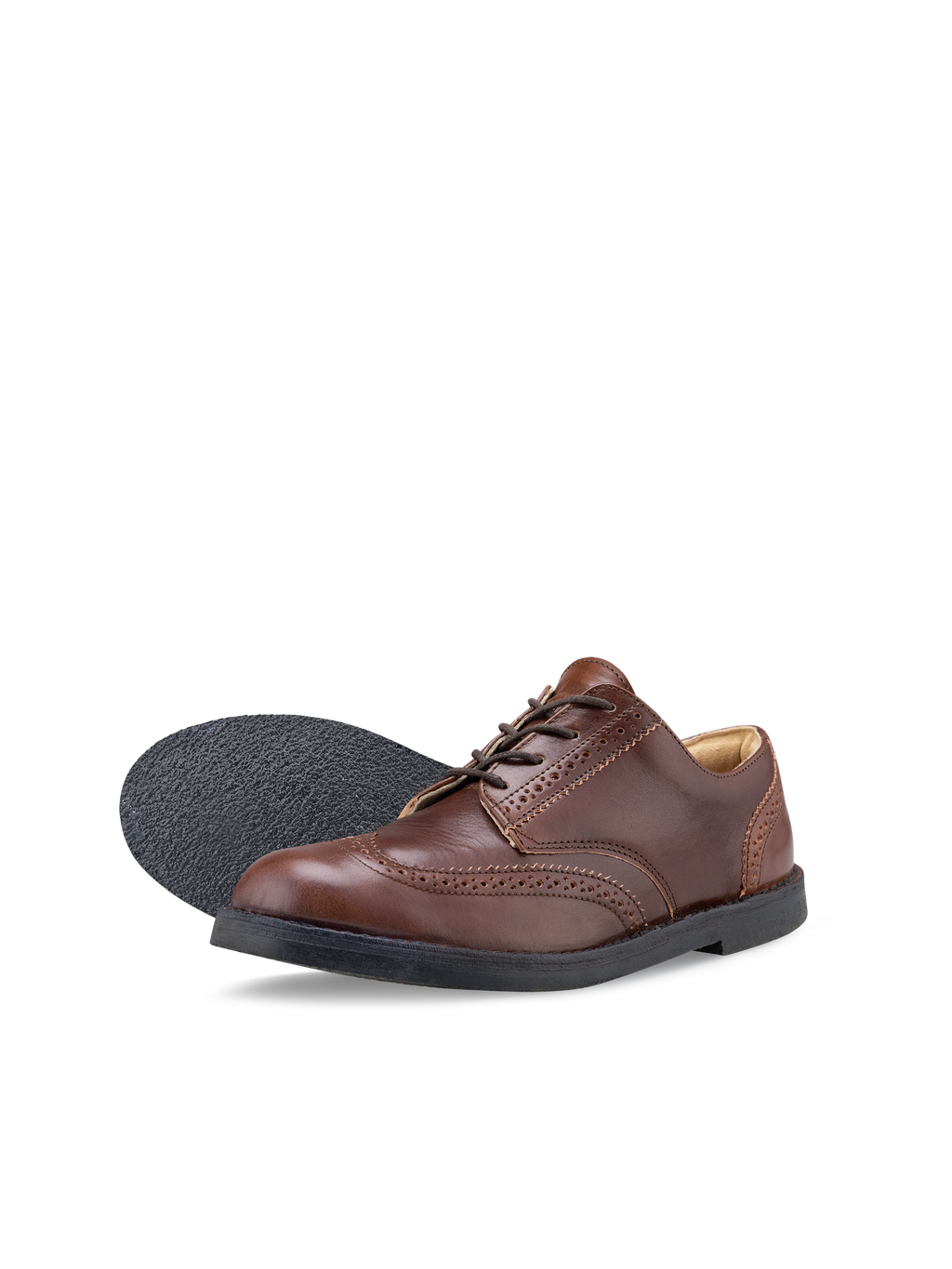 Brogue Low Dark Brown Black
