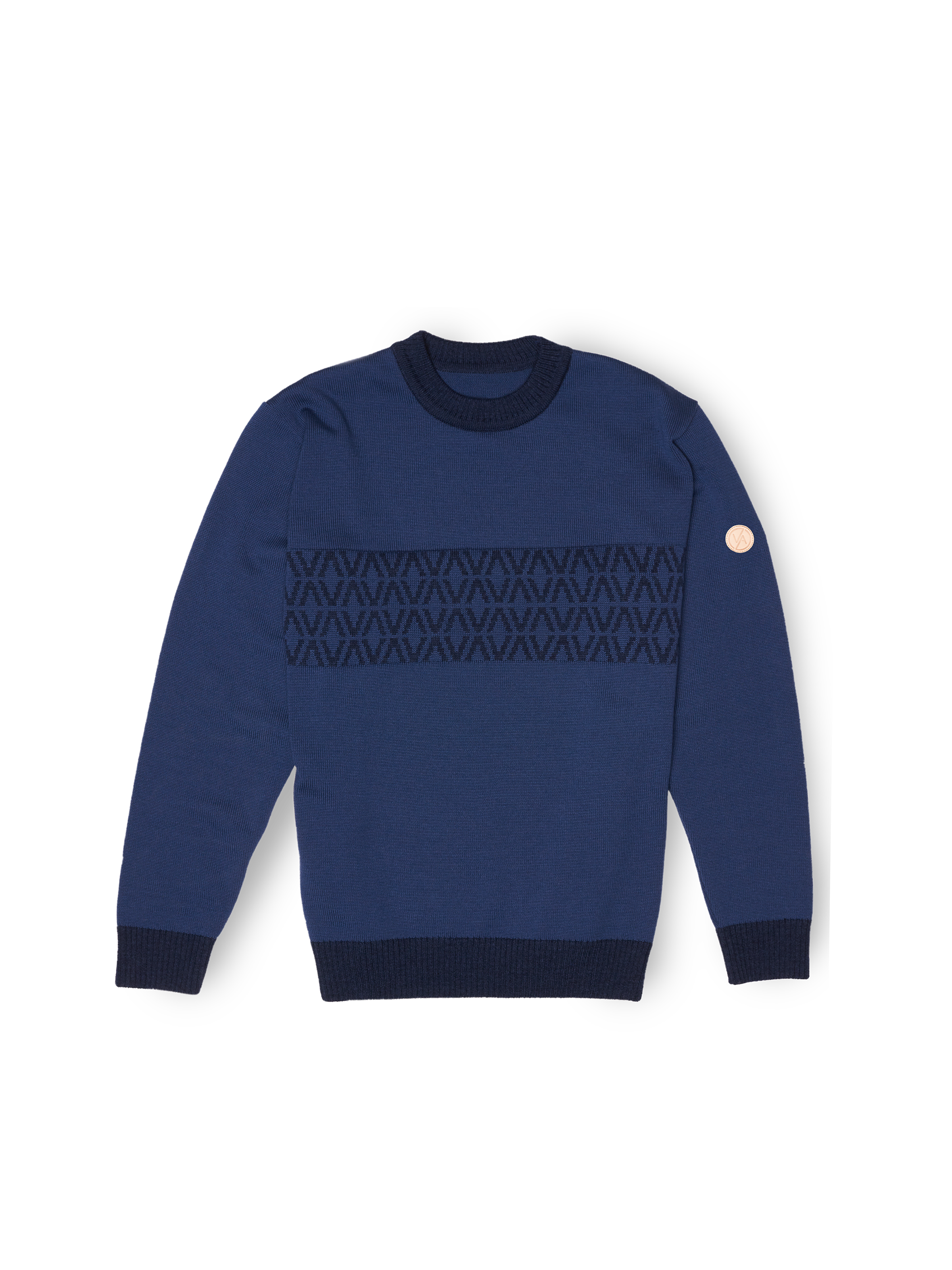Vlněný Svetr Merino Blue