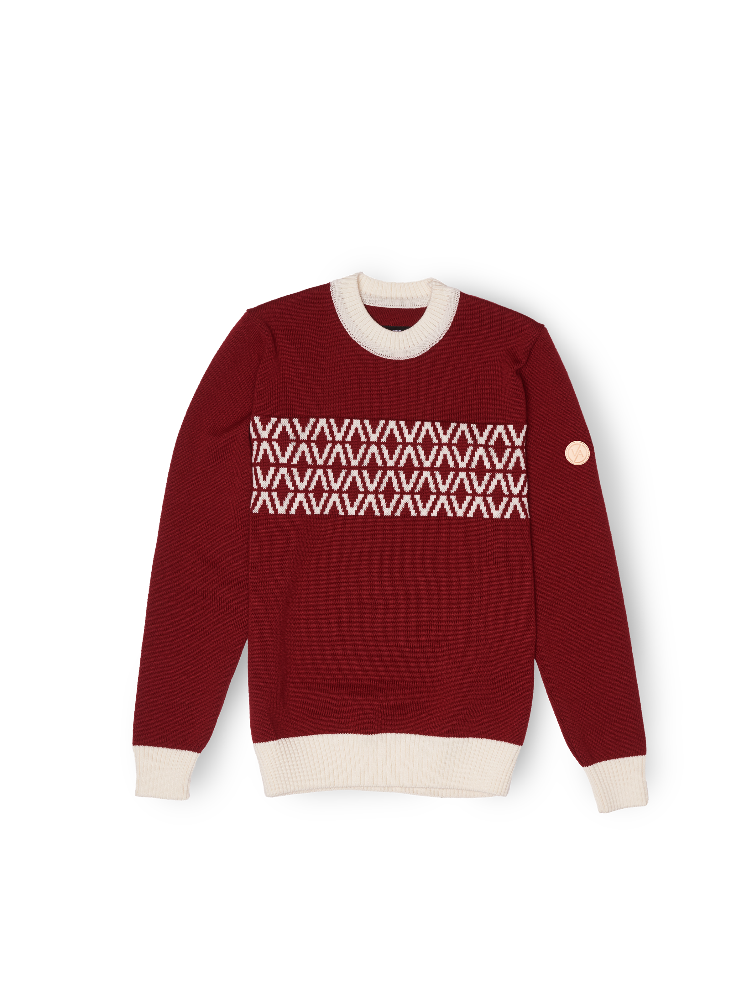 Vlněný Svetr Merino Red