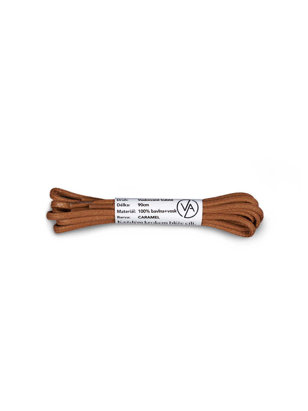 Voskované Tkaničky Kulaté Caramel