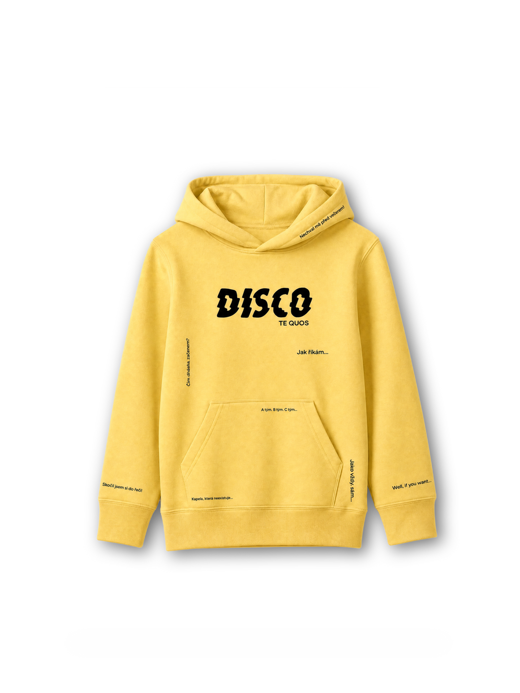 Tros Discotequos Mikina Yellow