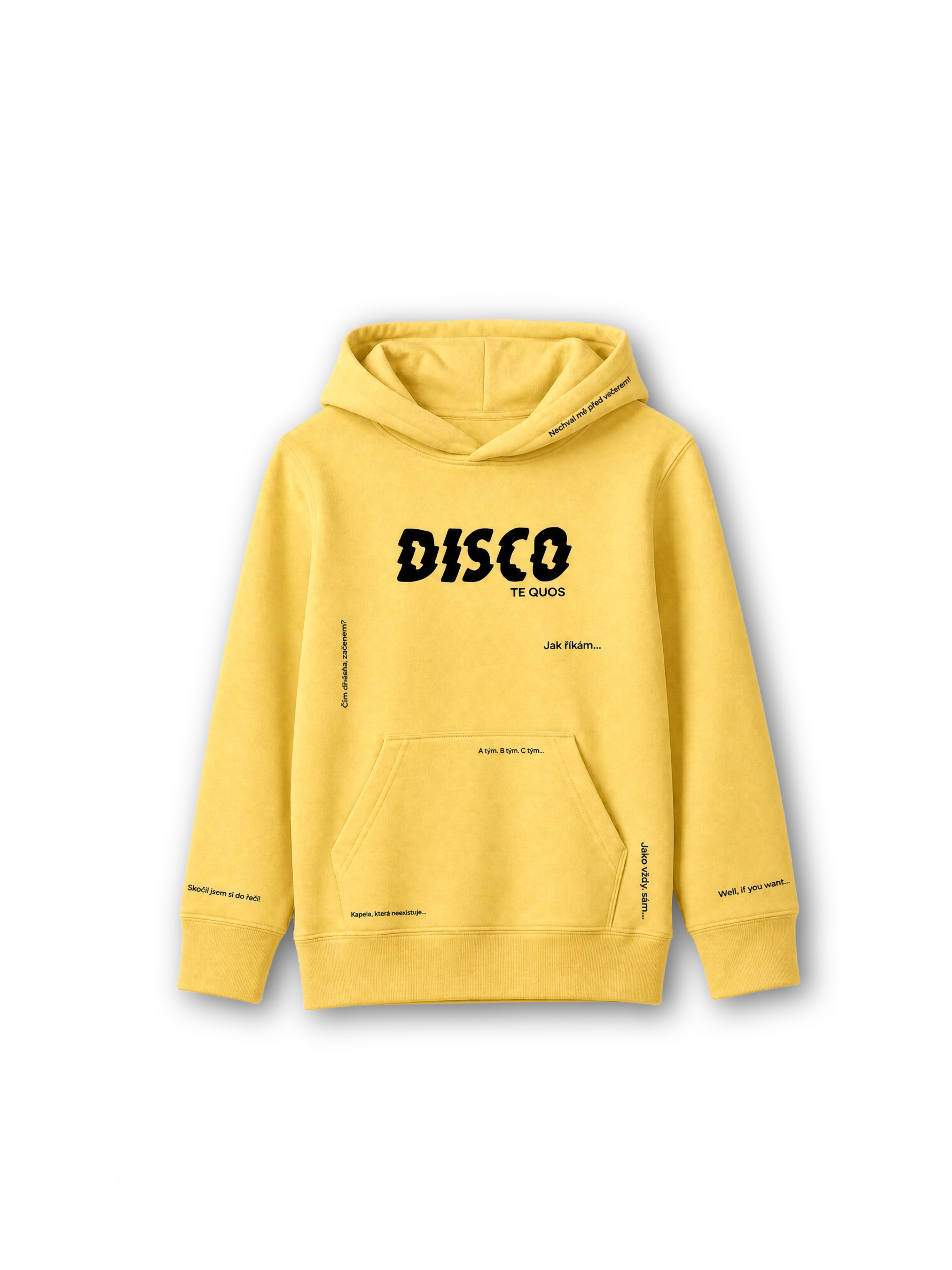 Tros Discotequos Mikina Yellow