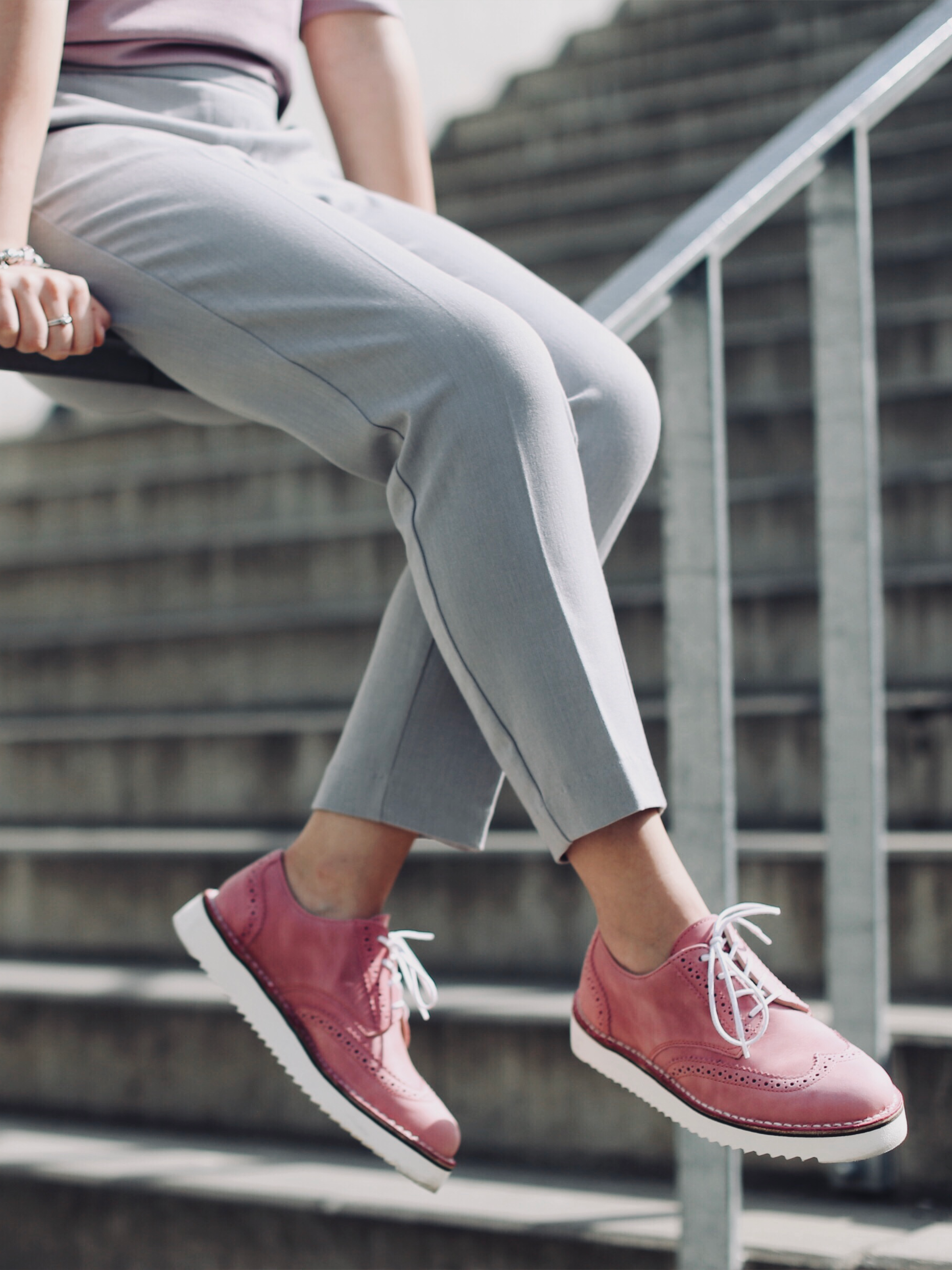 Brogue Low Pink